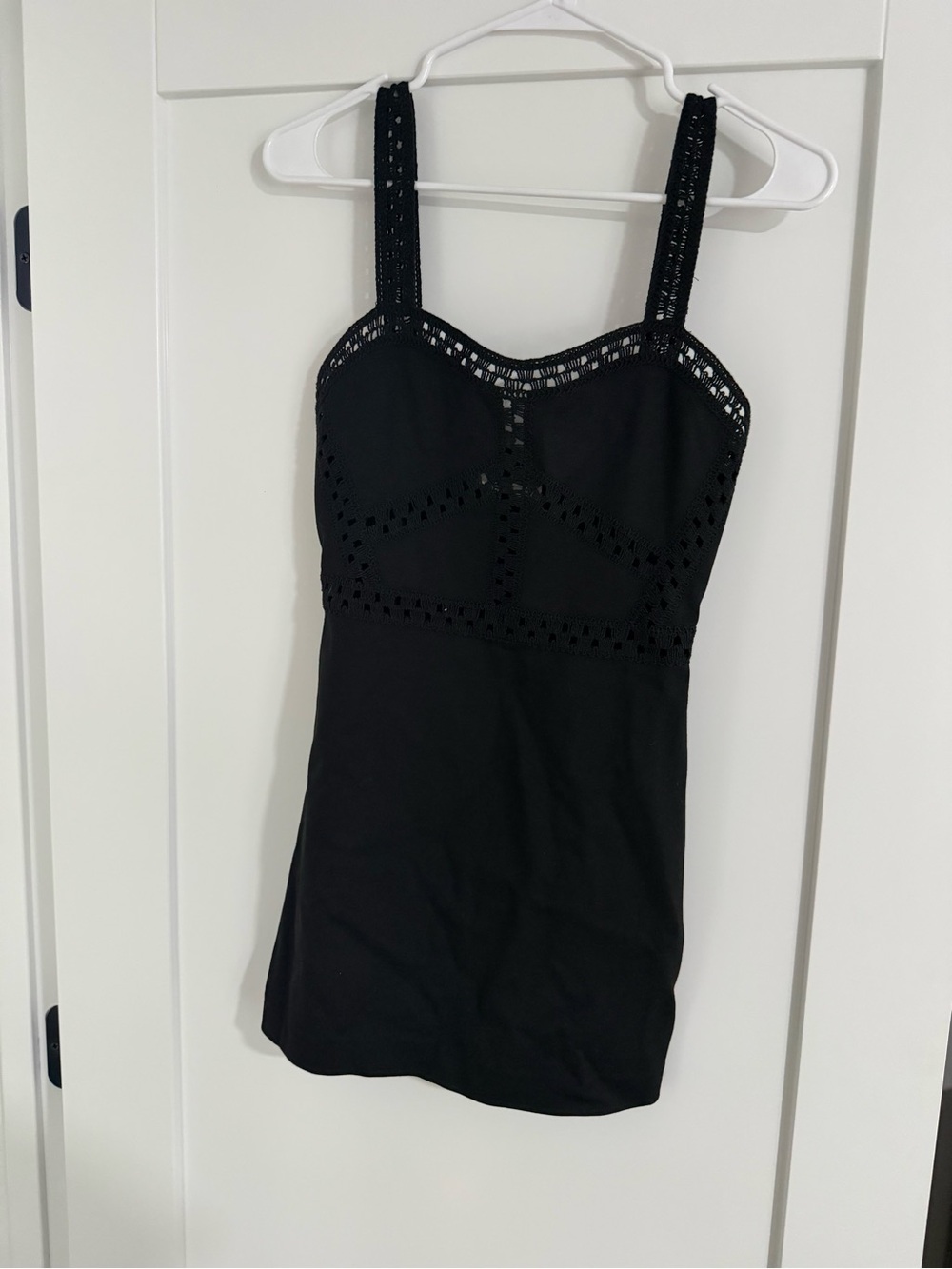 Zara Black Dress Laced Top